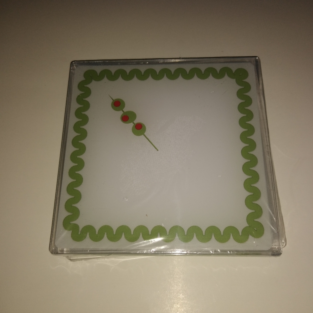 Olives Coasters 4 Pack